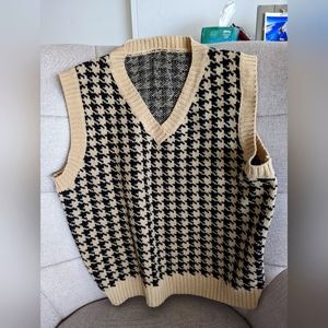 Knit sweater vest